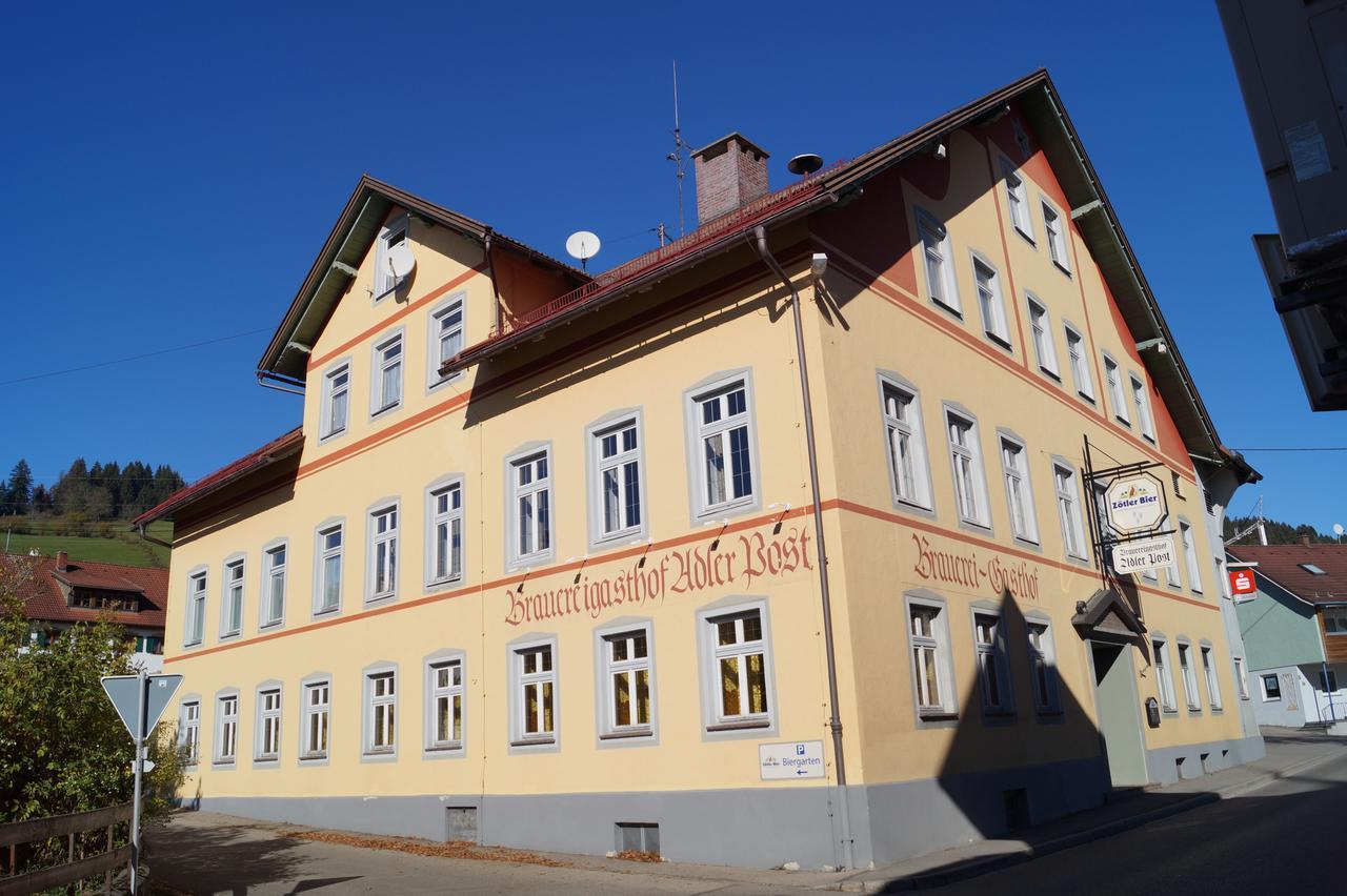 Brauereigasthof Adler Post Rettenberg Exterior photo